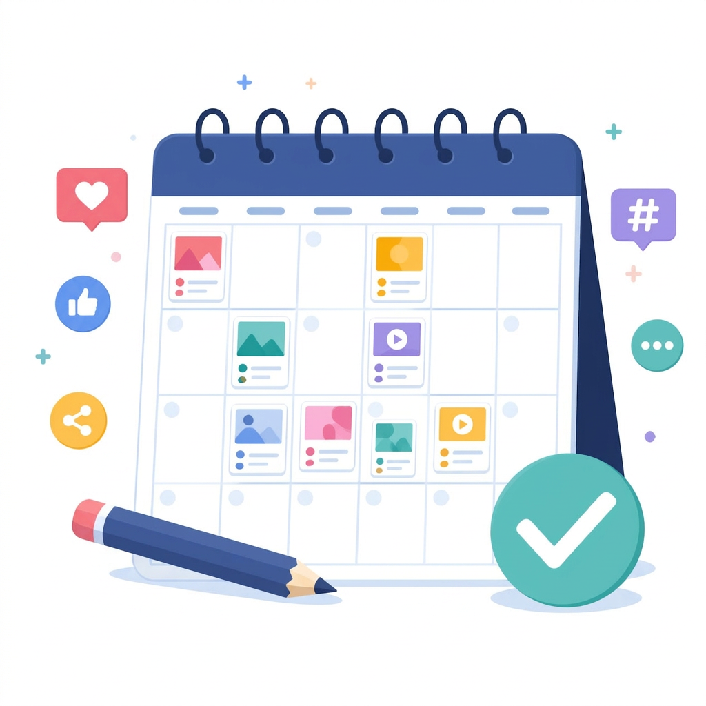 Calendario editorial social
